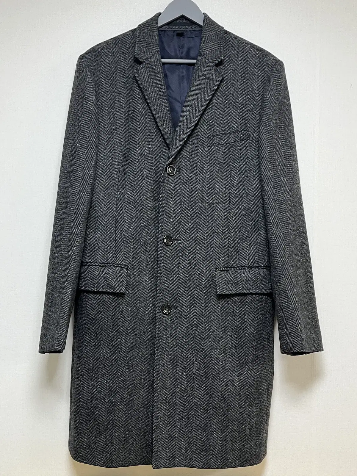 Jake LEW Abraham Moon Tweed Single Chester Coat (only for 2 wearings)