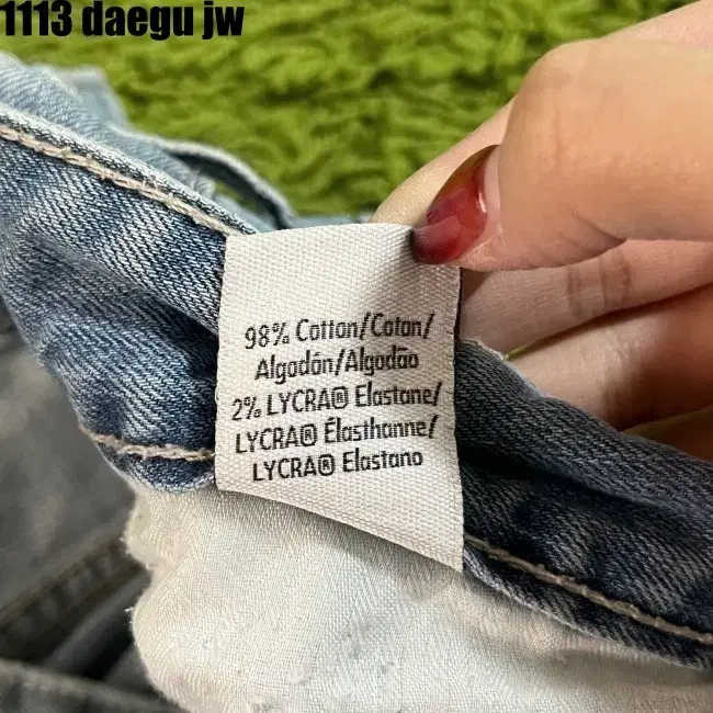 38 CALVIN KLEIN PANTS 캘빈클라인 청바지