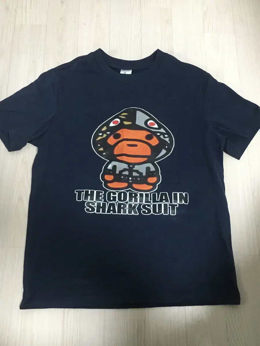 Baby Milo Monkey Vahn Short Sleeve Tee Navy