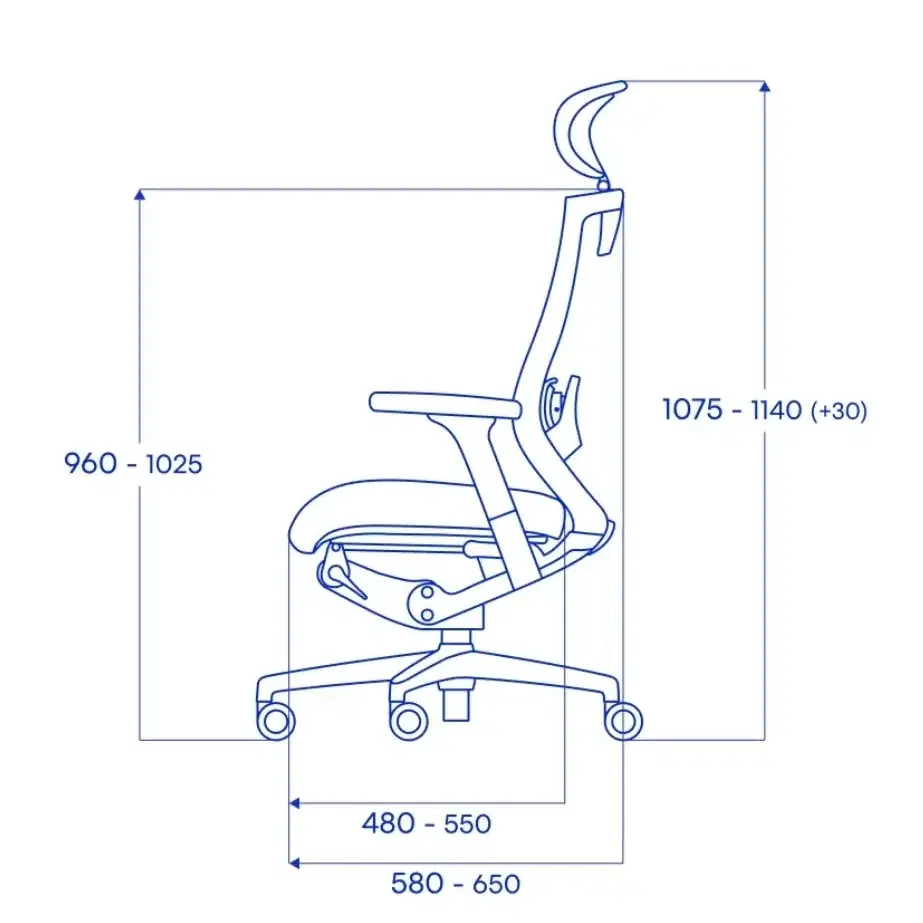 퍼시스 시디즈 T50(HLDA) 풀옵션 블루/블랙 판매합니다.