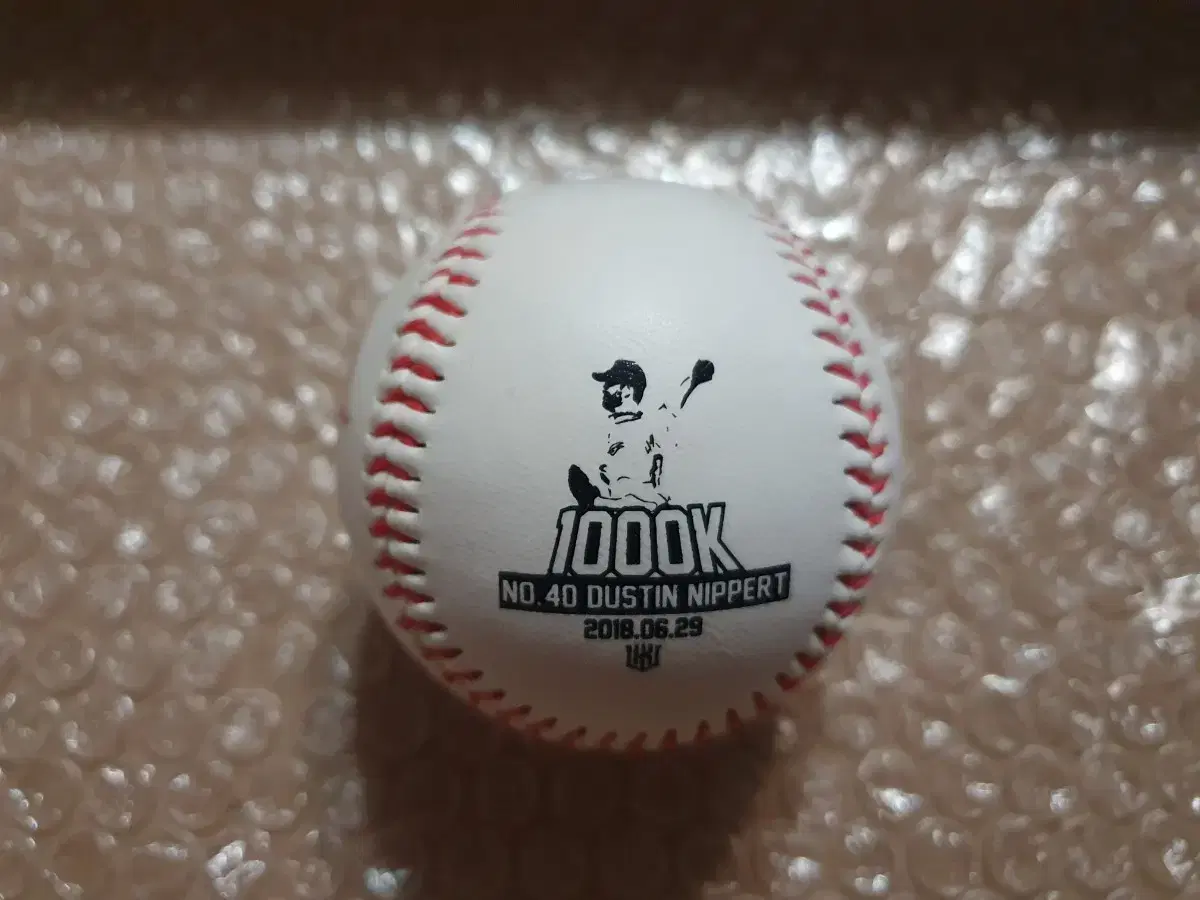 KBO 니퍼트 1000탈삼진 기념구