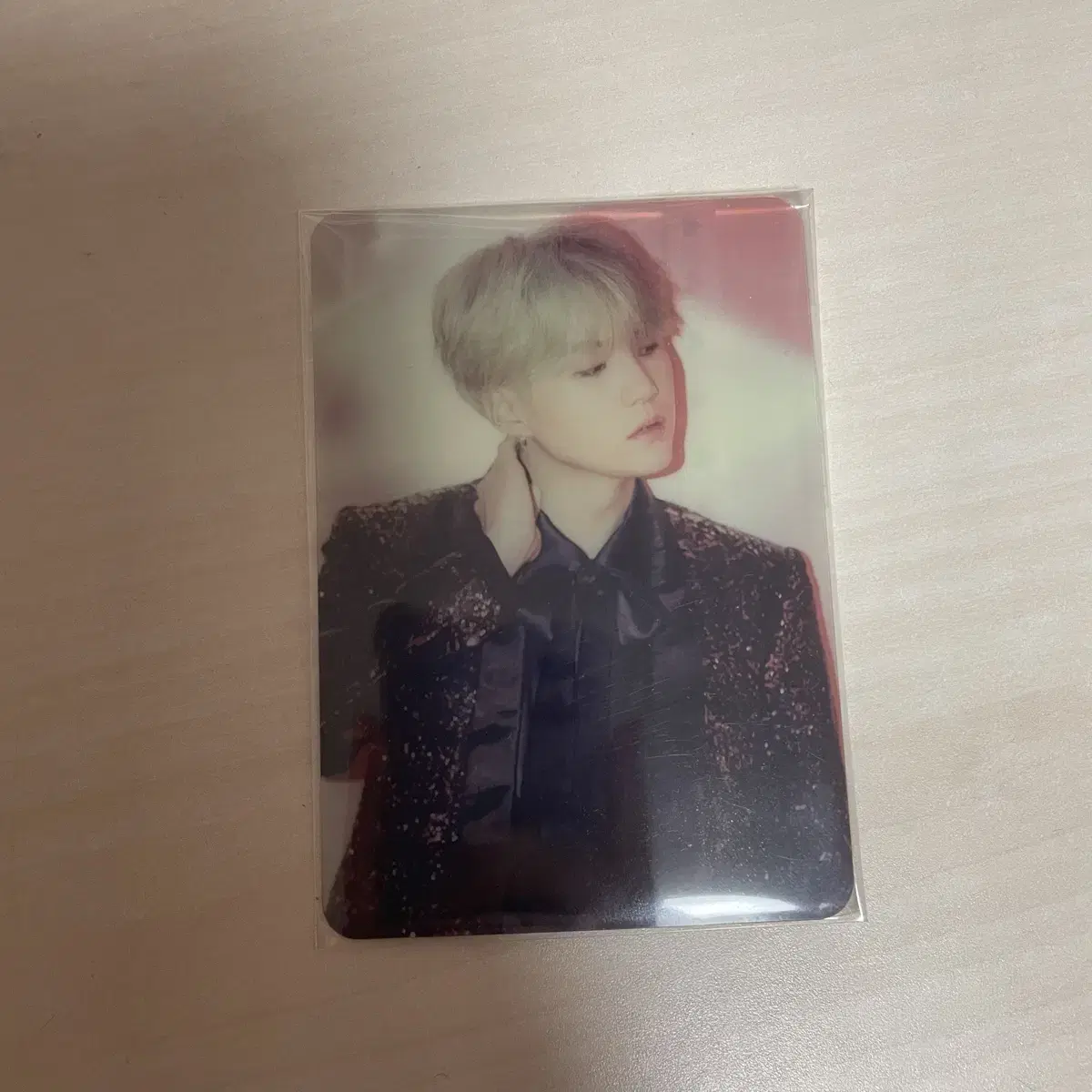 Quick sale bangtan wingfacon essaybook suga photocard