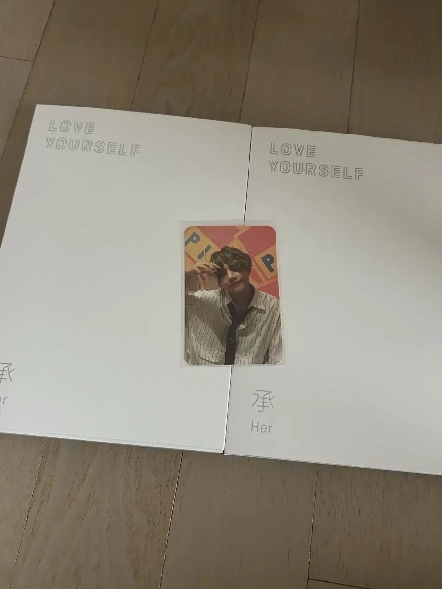 bangtan album photocard with v photocard in good condition wts