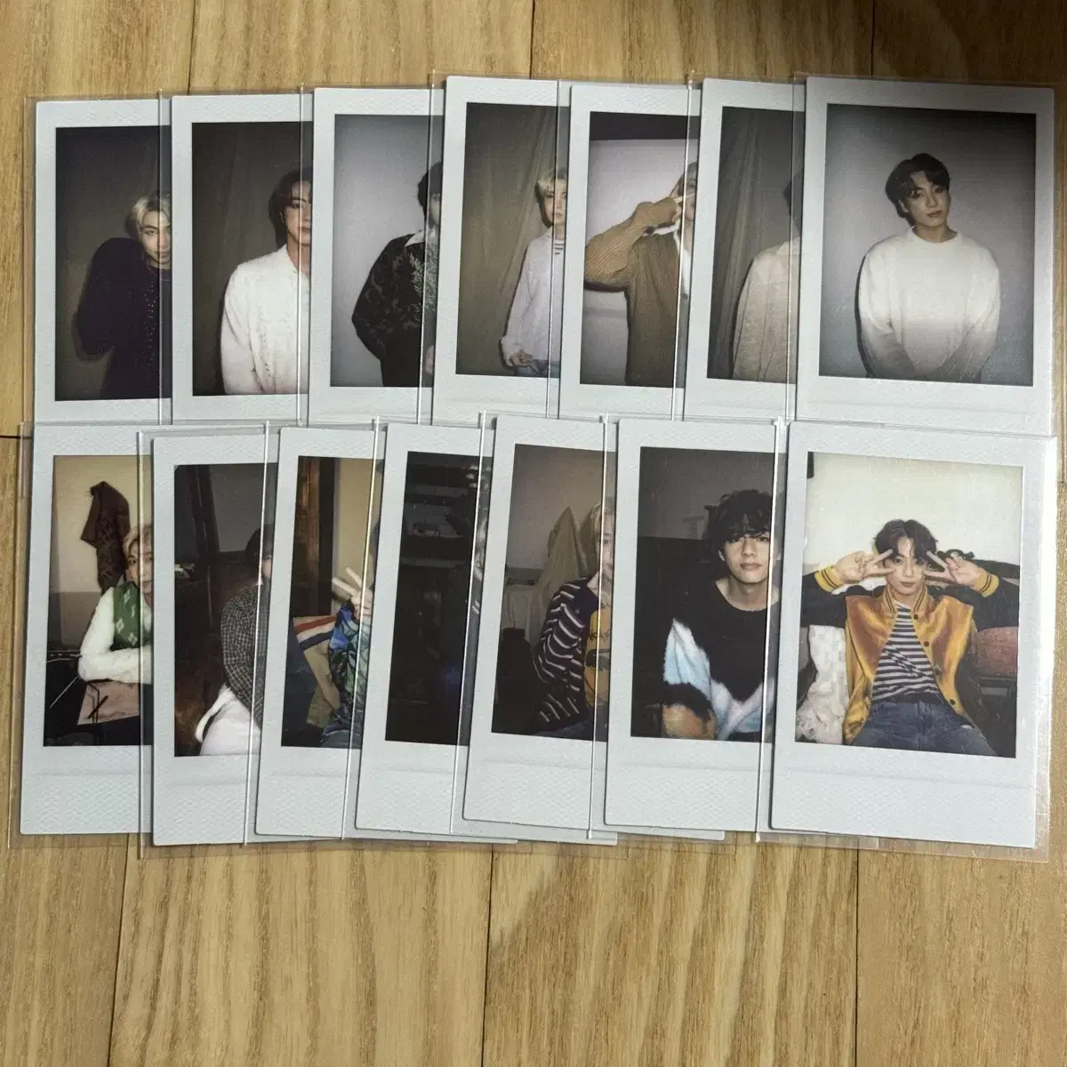 Bangtan BTS Deco Kit pola photocard bulk wts Nam Jun Suk Jin Yoon Kiho Seok Jimin Taehyung Jungkook