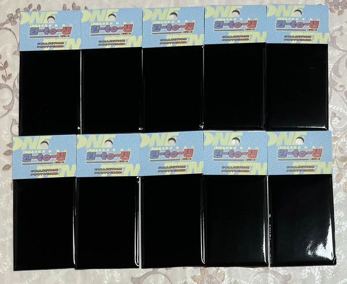 One to ten photocards One to ten photocards