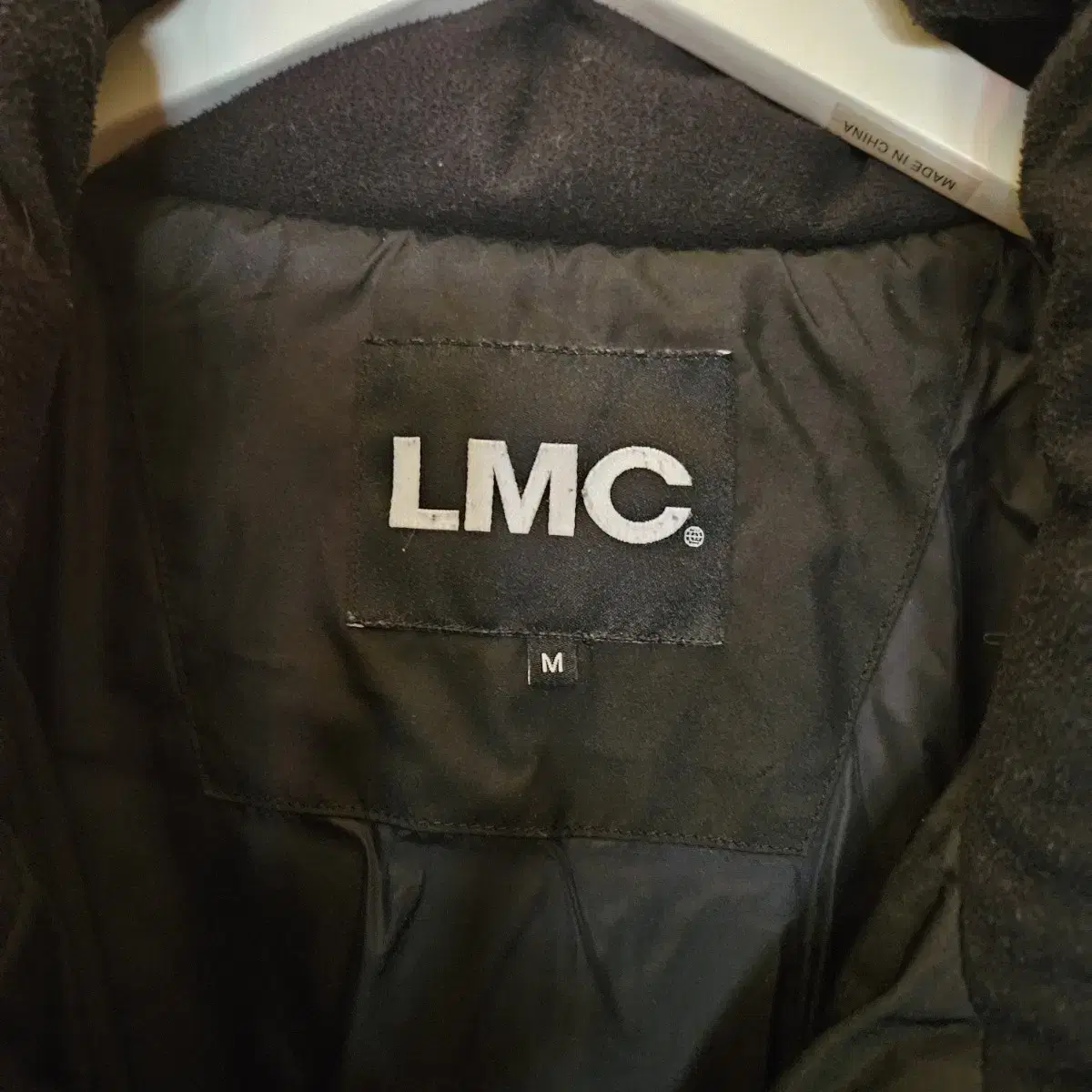 LMC 빅로고 오리털 롱패딩 M size(95-100)