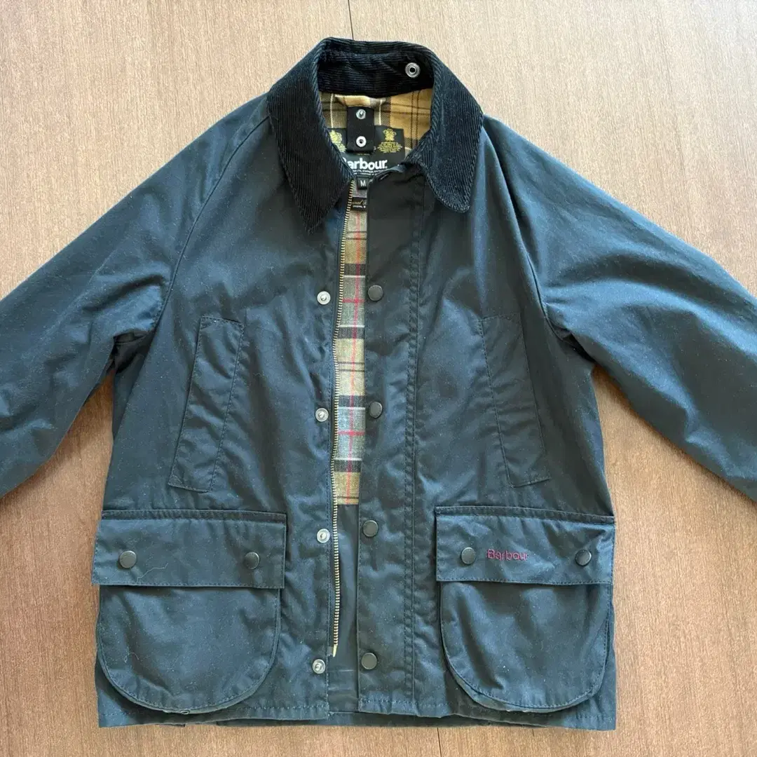 바버(Barbour) 키즈 Bedale 왁스 자켓