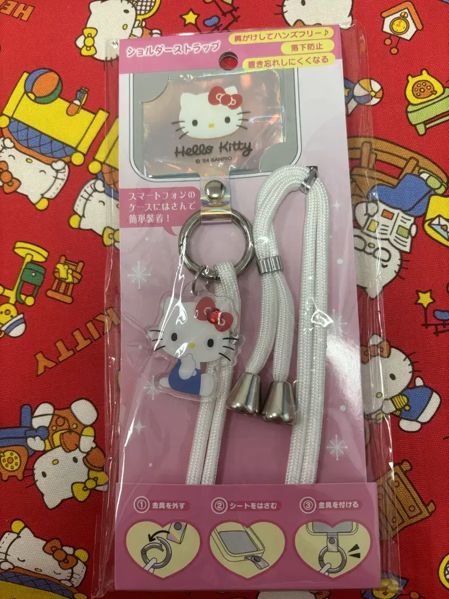 Sanrio Hello Kitty Shoulder Strap Hologram