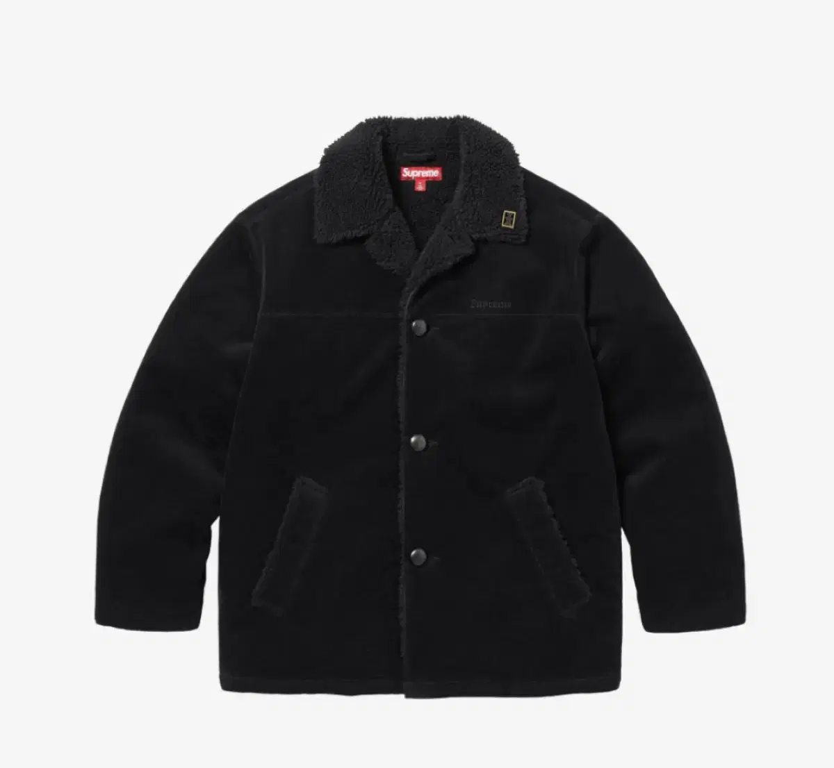 Supreme KINDERMANN Corduroy Carcoat Black M