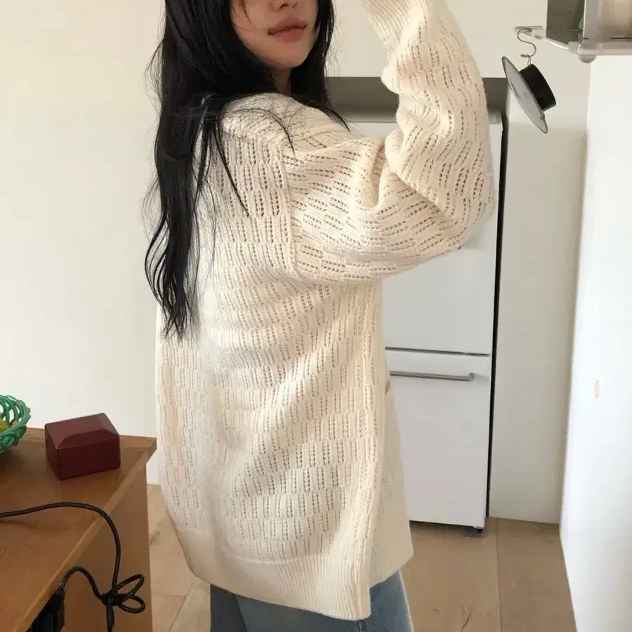 Architect 아키텍트 AMBER KNIT CARDIGAN (아이보리