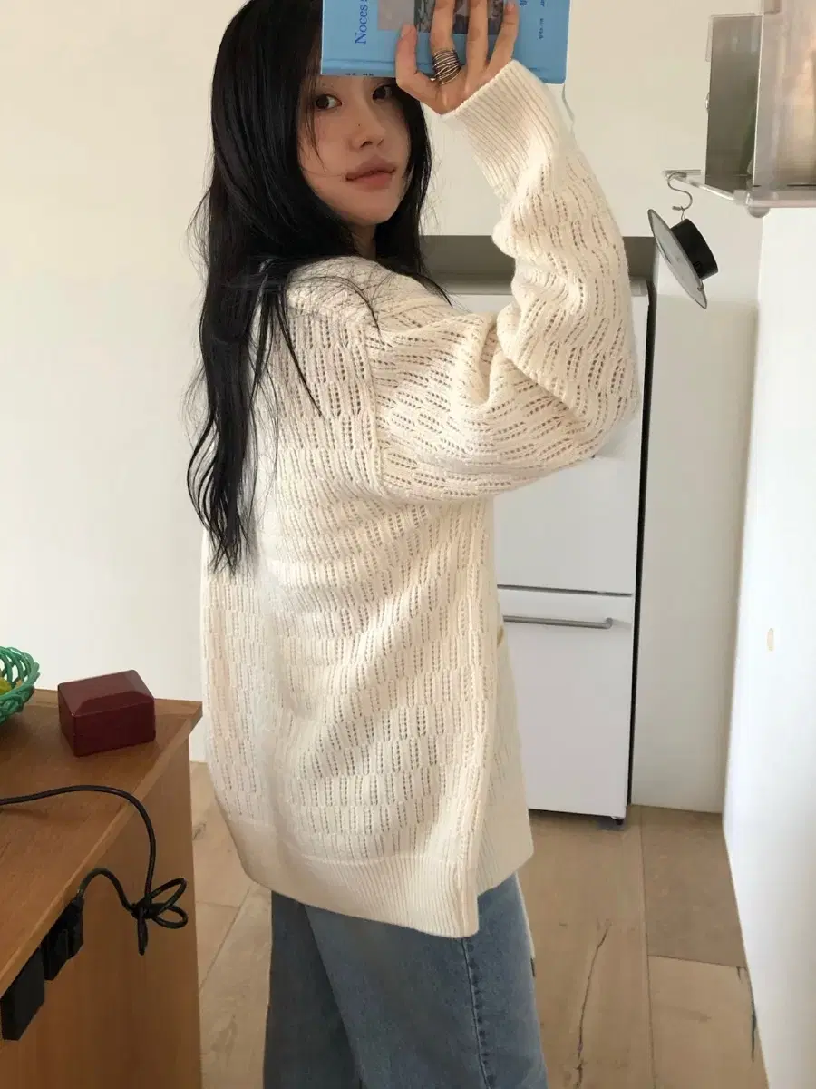 Architect 아키텍트 AMBER KNIT CARDIGAN (아이보리