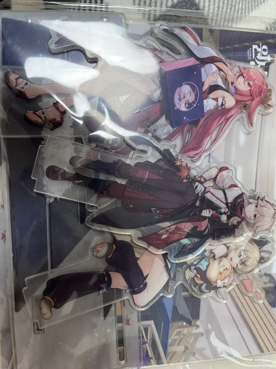 Genshin Impact popup store acrylic stand