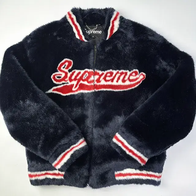 SUPREME Faux Fur Varsity 슈프림 퍼 바시티 자켓