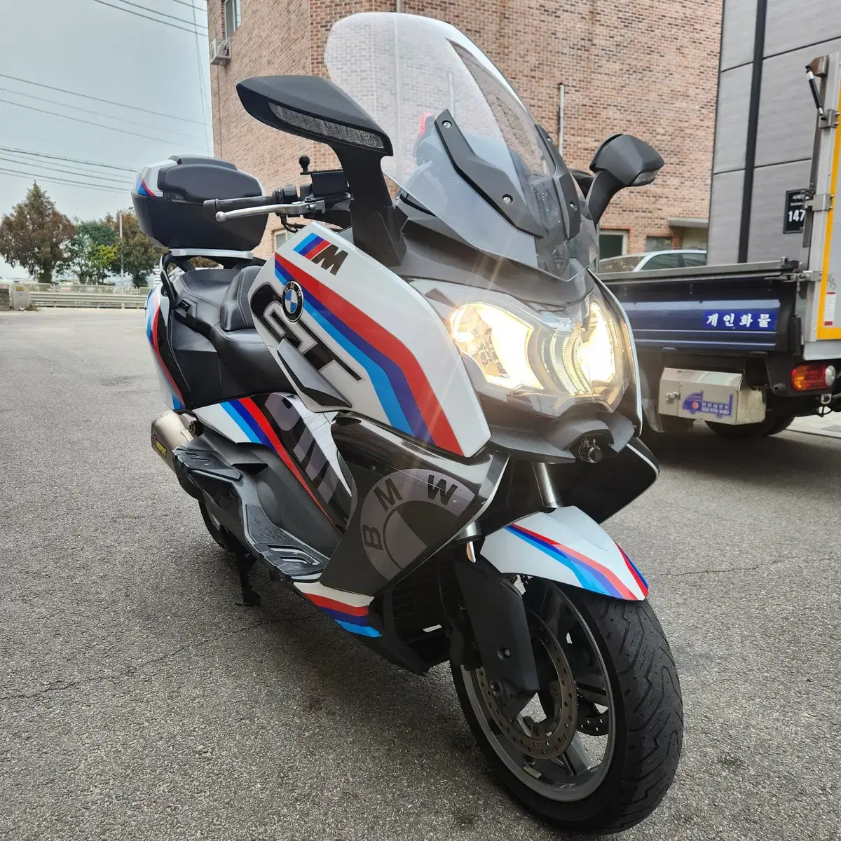 BMW C650GT 방탄데칼,아크라구변O,정품박스 장착된매물 판매합니다