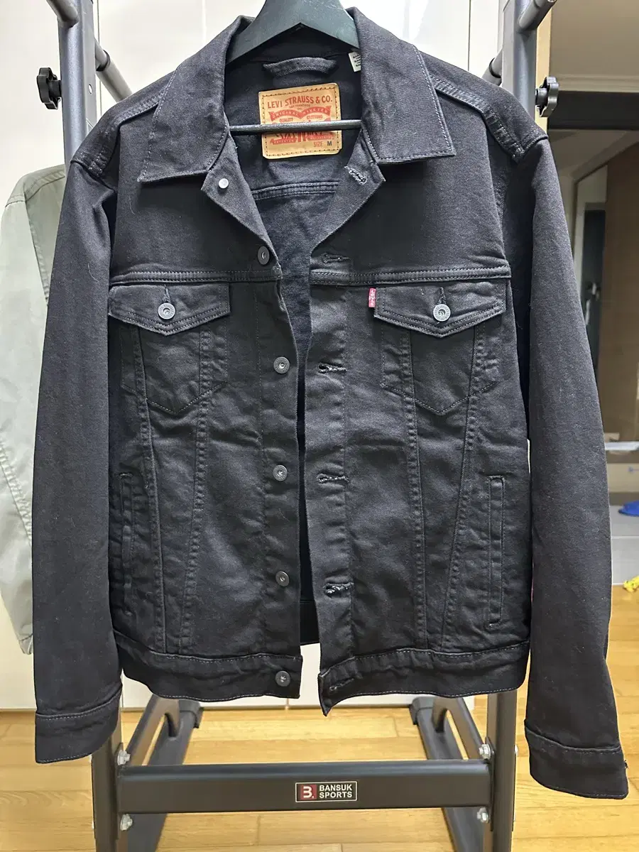 Levi's Black Jeans Jacket M