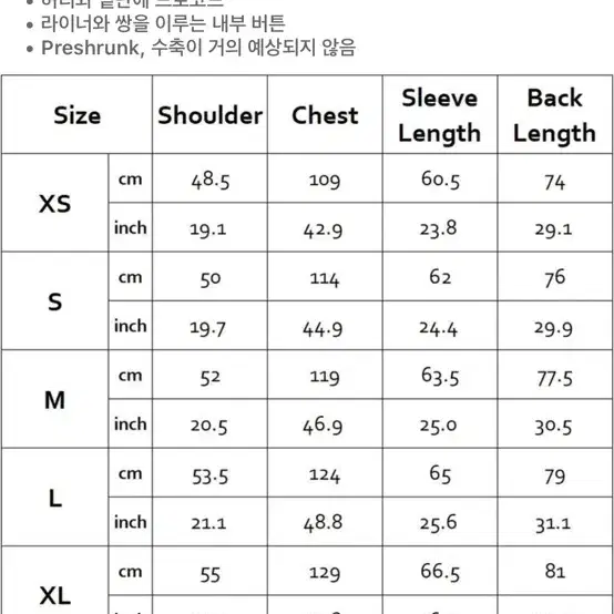 브론슨 m51 필드자켓 L