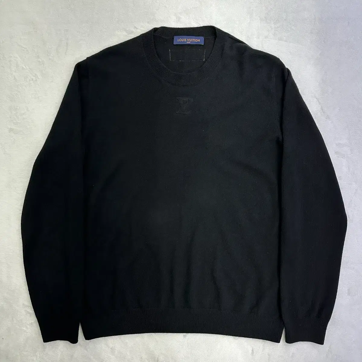 Genuine Louis Vuitton LV Embossed Logo Cashmere Knit