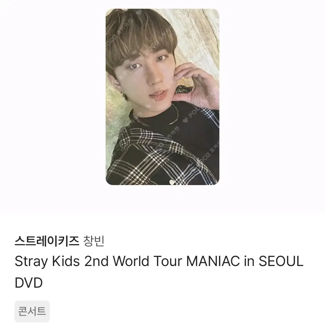 스키즈 창빈 매니악 콘서트 DVD 특전 포카 스트레이키즈 서울콘 월드투어