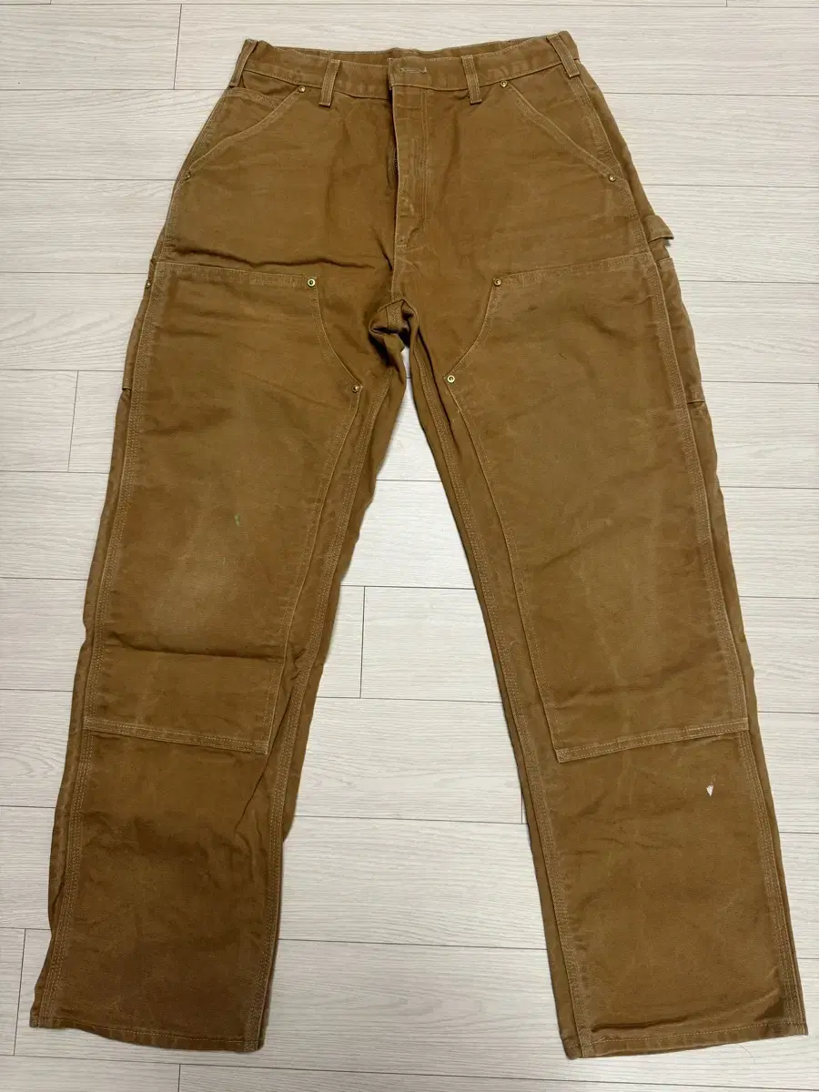 Vintage Calhart B01 Doubleday Carpenter Work Pants Brown