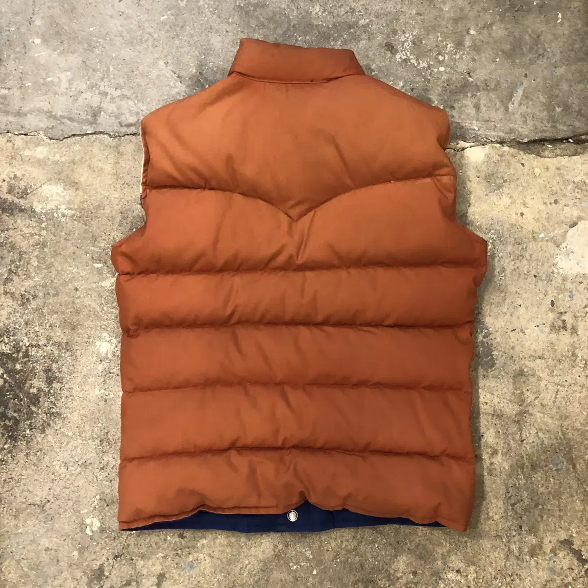 70s Ski Daddle Down vest (Reversible)