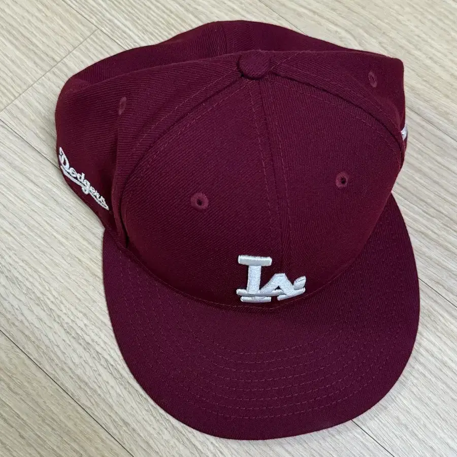 MLB LA 다저스 베이직 사이즈 캡 카디날 59.6cm