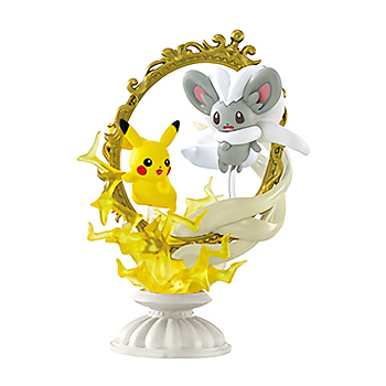 Pokemon Resin Decorative Frame Collection Figures (Pikachu & Chirachino)