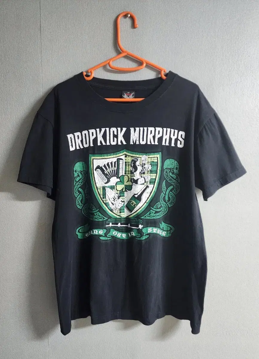 빈티지 HOT ROCK 핫락 dropkick murphys 락밴드 티셔츠