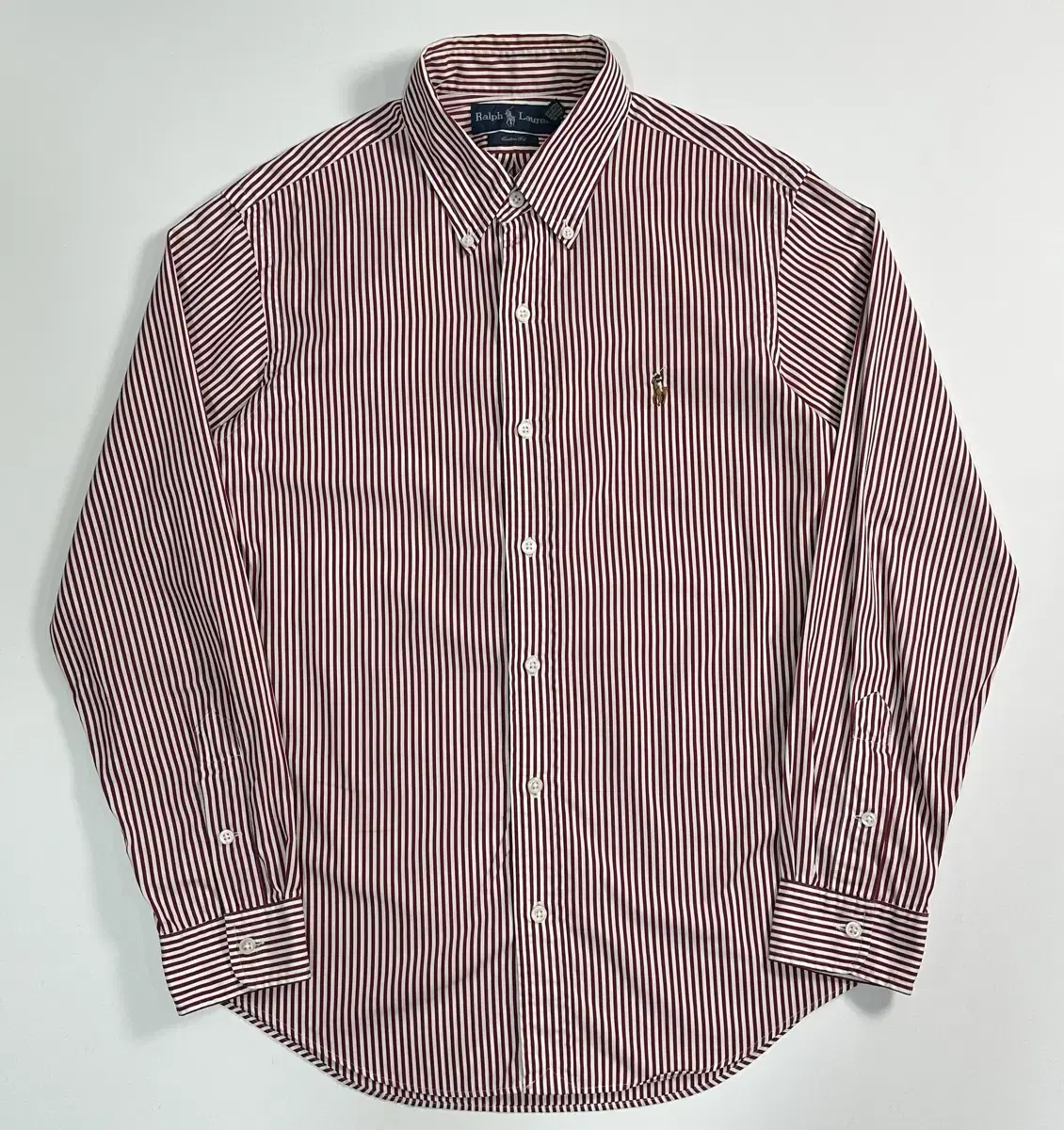 Polo Ralph Lauren Burgundy Striped Shirt