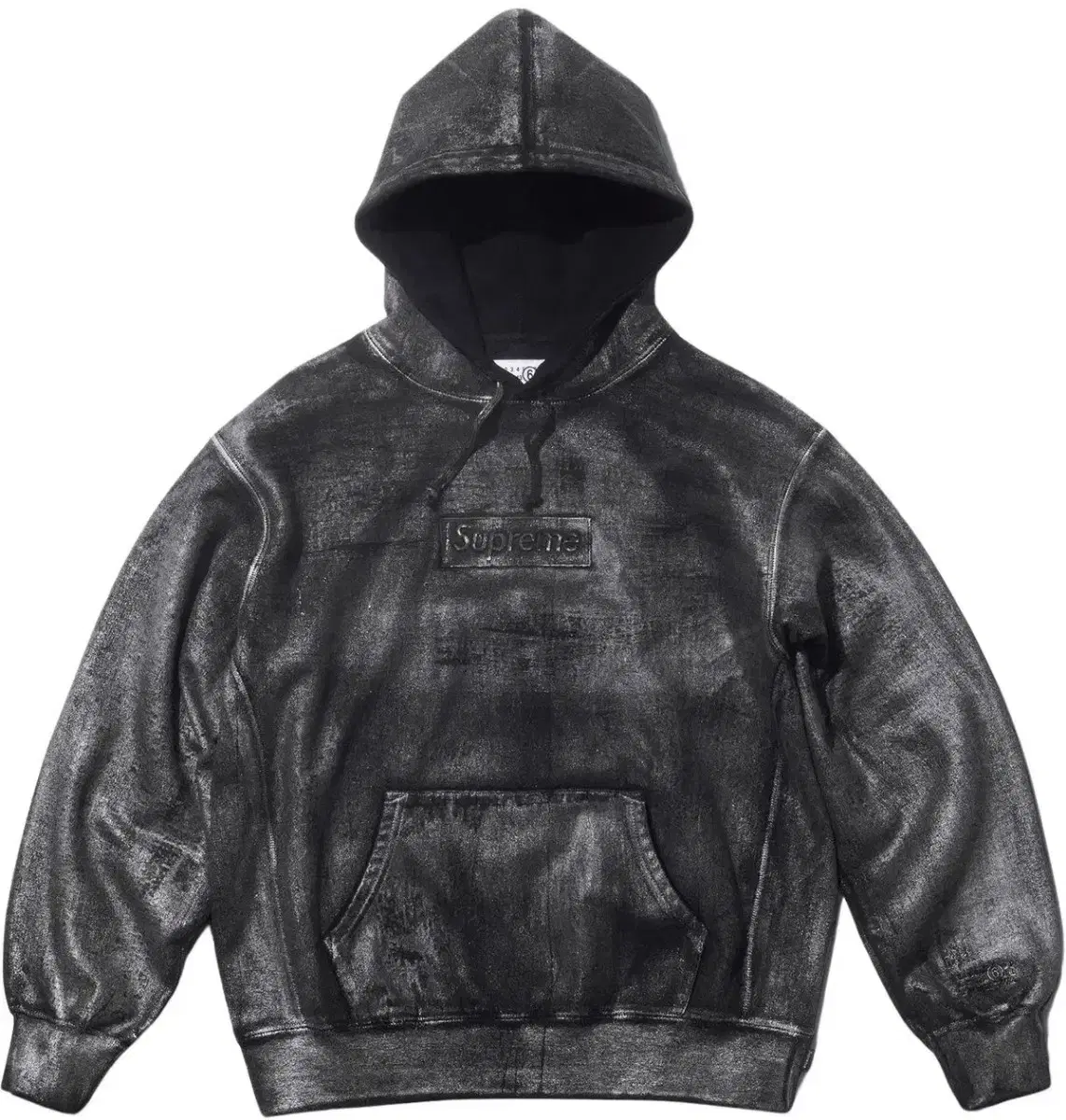 Margiela Supreme Black Hoodie New Arrivals Size S