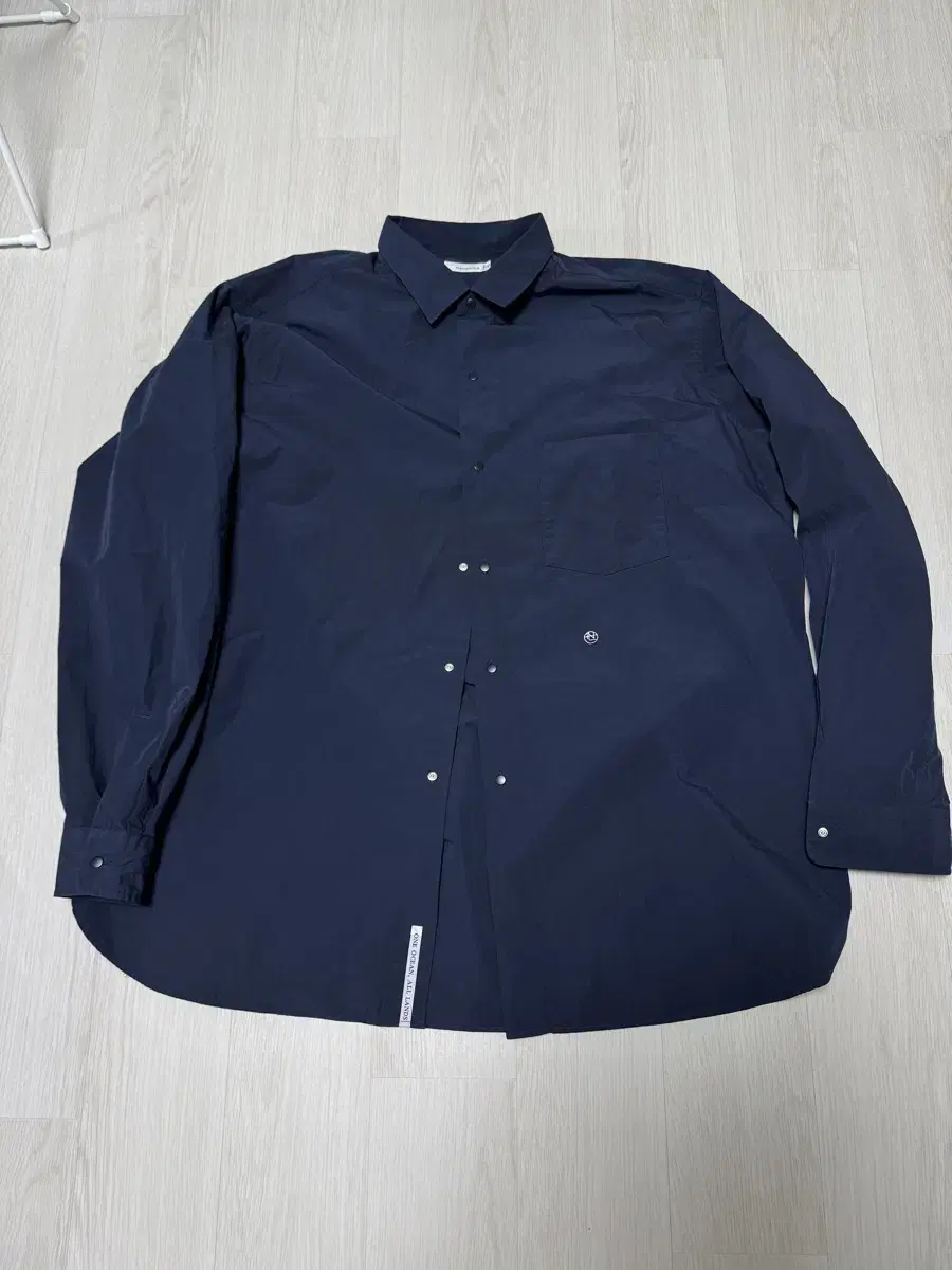 (XL)Nanamika 24FW Regular Collar Windshirt Navy