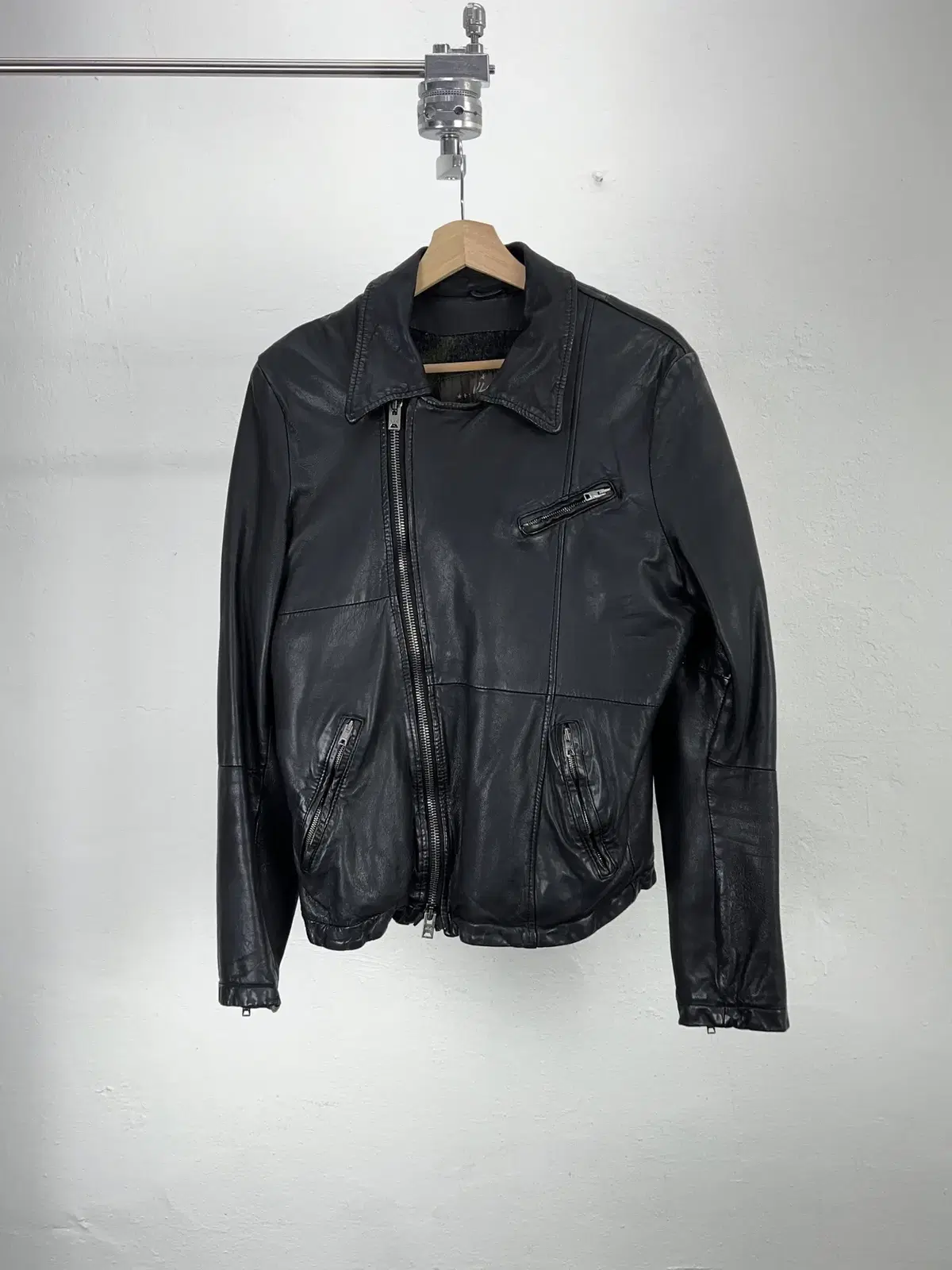 WLG by Giorgio Brato Real Leather Jacket