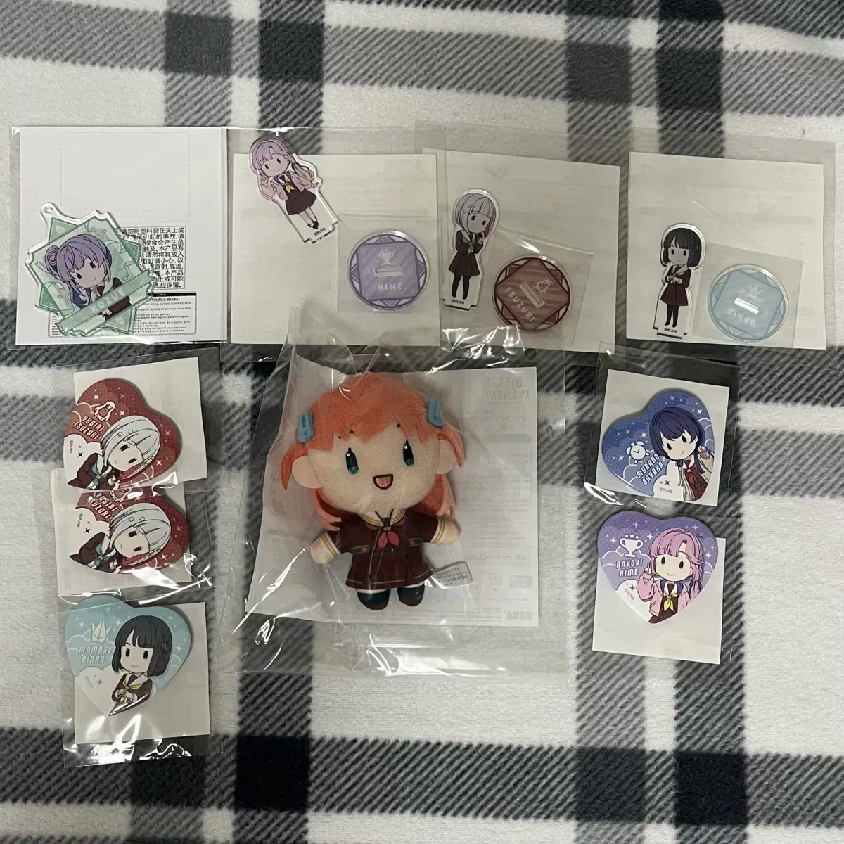 Love Live Hasu no Sora Kuji sell Nui acrylic keyring Badges