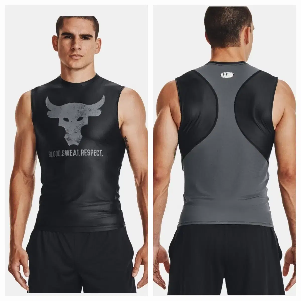 Under Armour Project Rock Iso Chill Heatgear Compression Sleeveless Nash Sleeveless