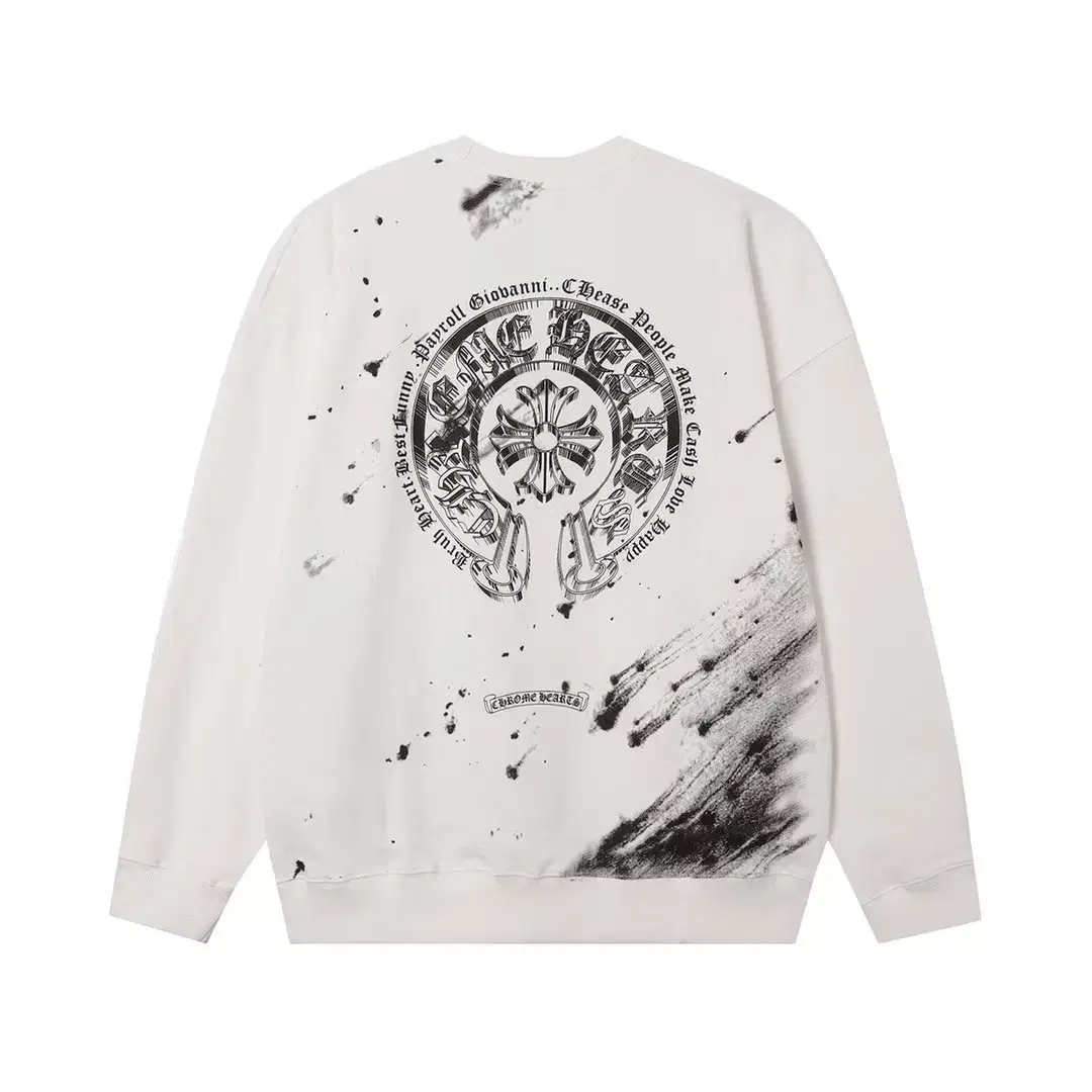 Chrome Hearts White Printed Round Top