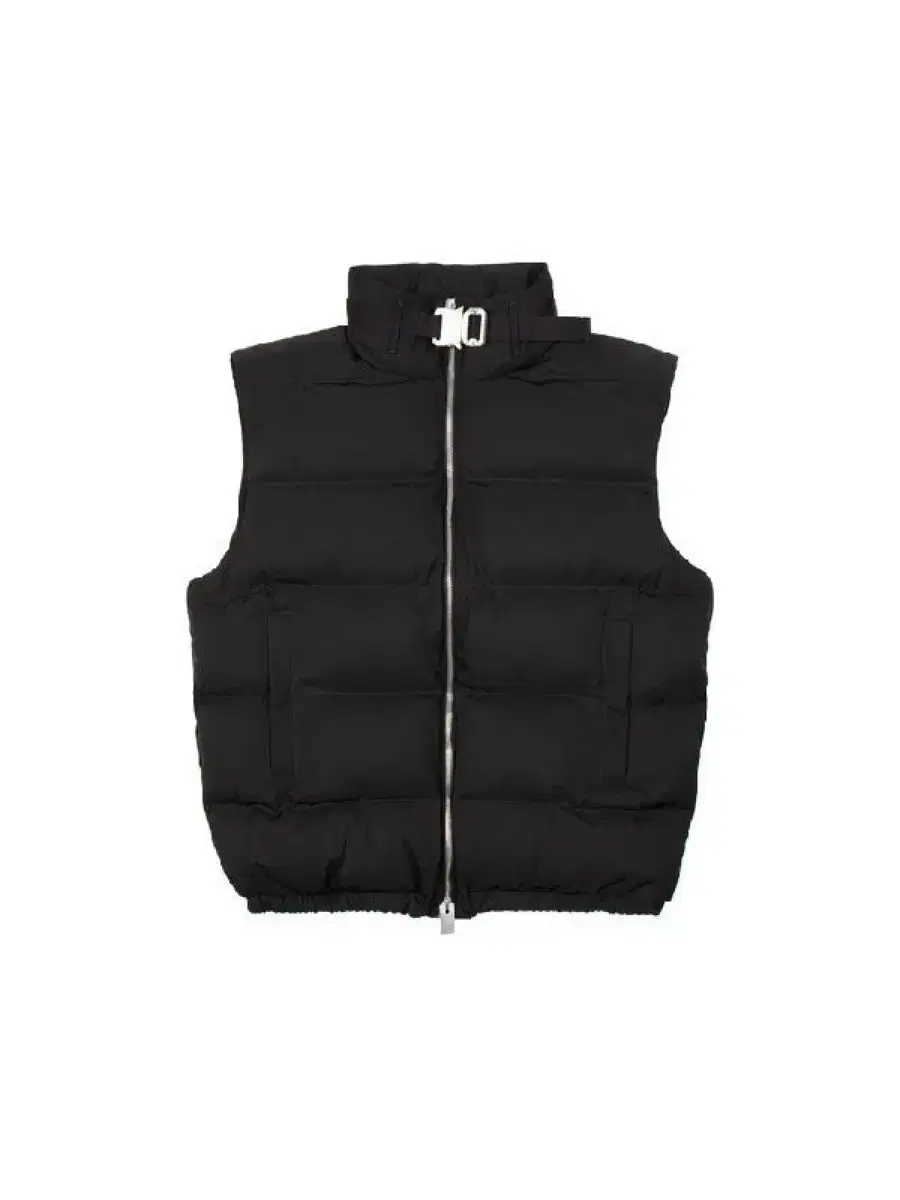 ALYX 1017 ALYX 9SM Neck Buckle Down Vest Padded Black