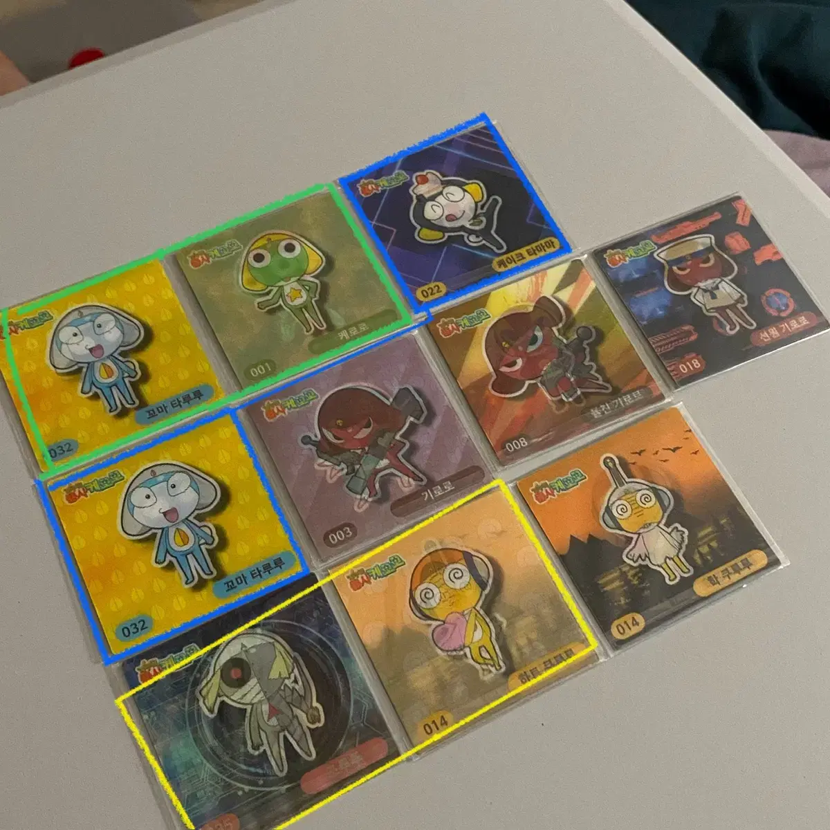 Keroro lenticular kard