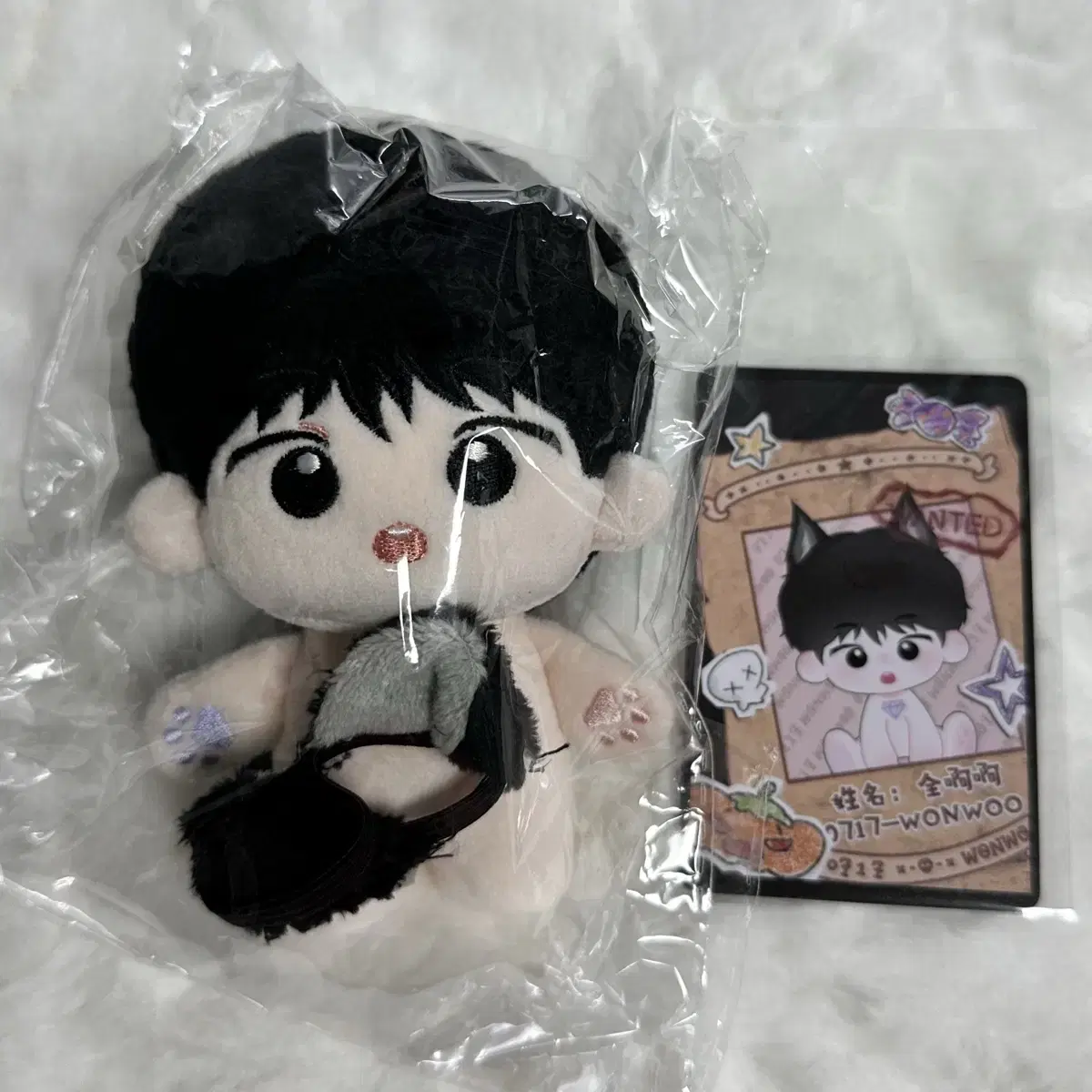 Seventeen doll wonwoo doll Bubbleone sealed WTS