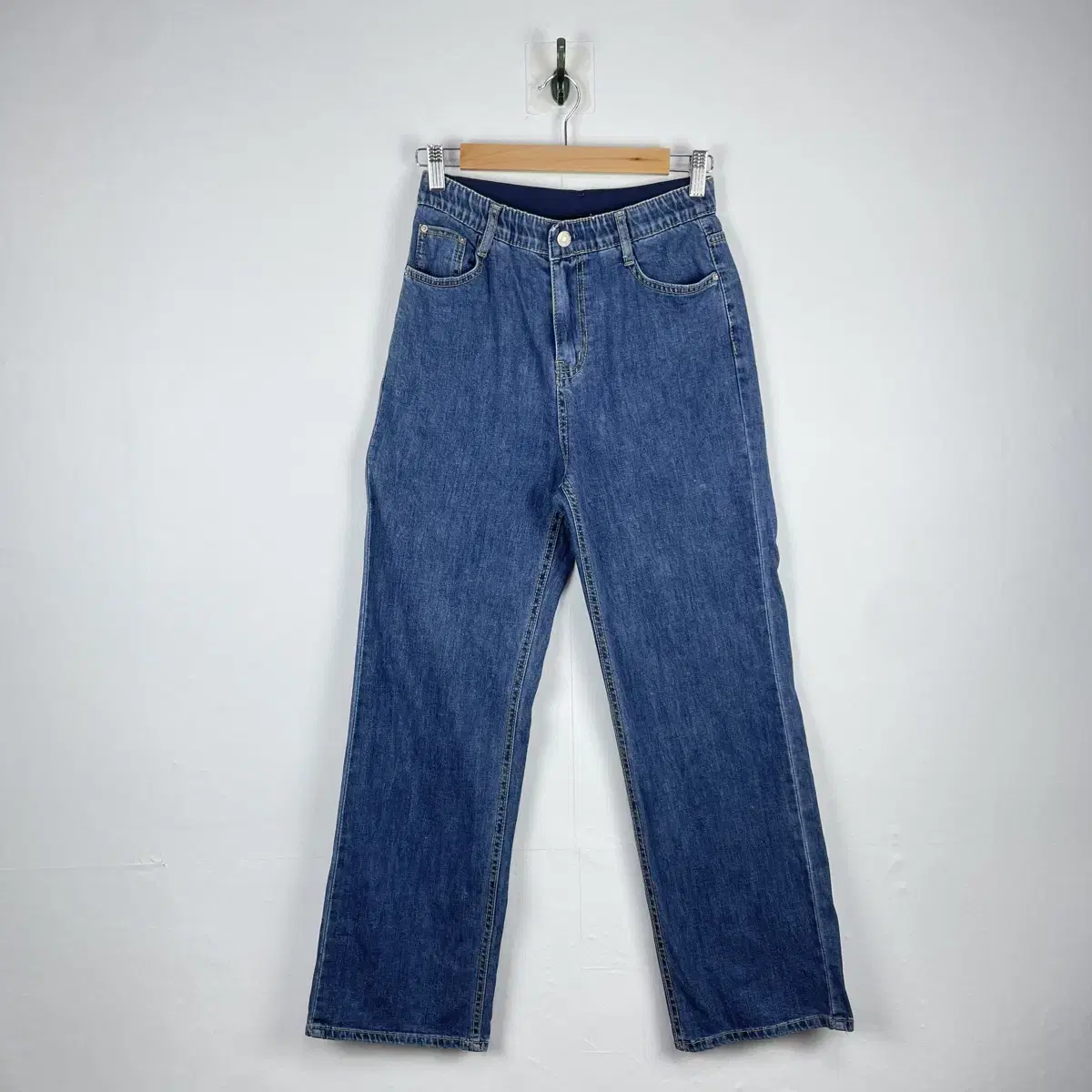 Wide-banding jeans Small size