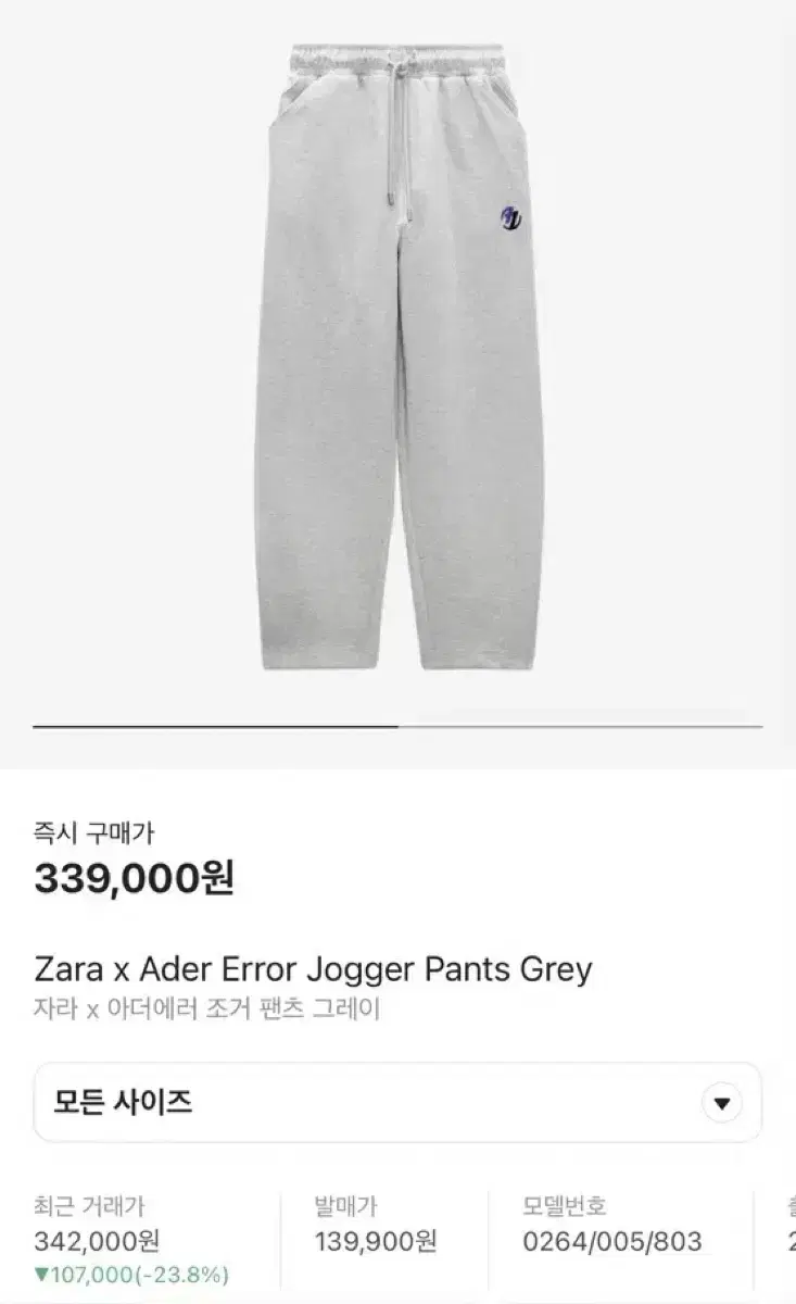 ZaraXAddition Jogger Sweatpants Gray M