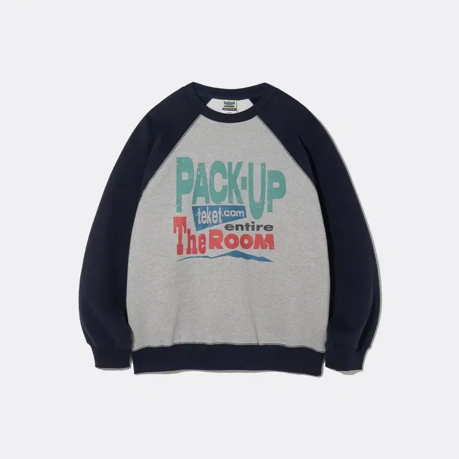 테켓  Pack-Up Sweatshirt Melange Gray M