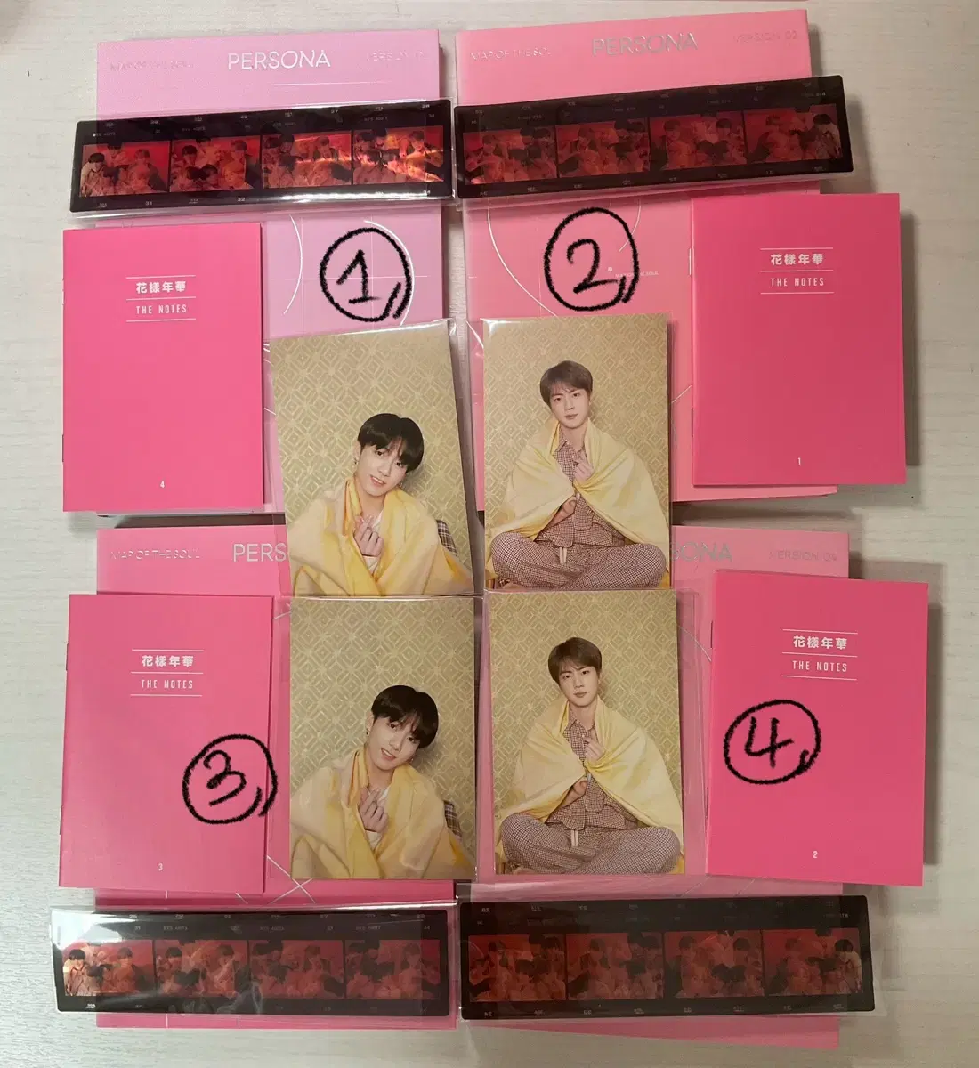 BTS Persona album Sell in bulk of 4 copies