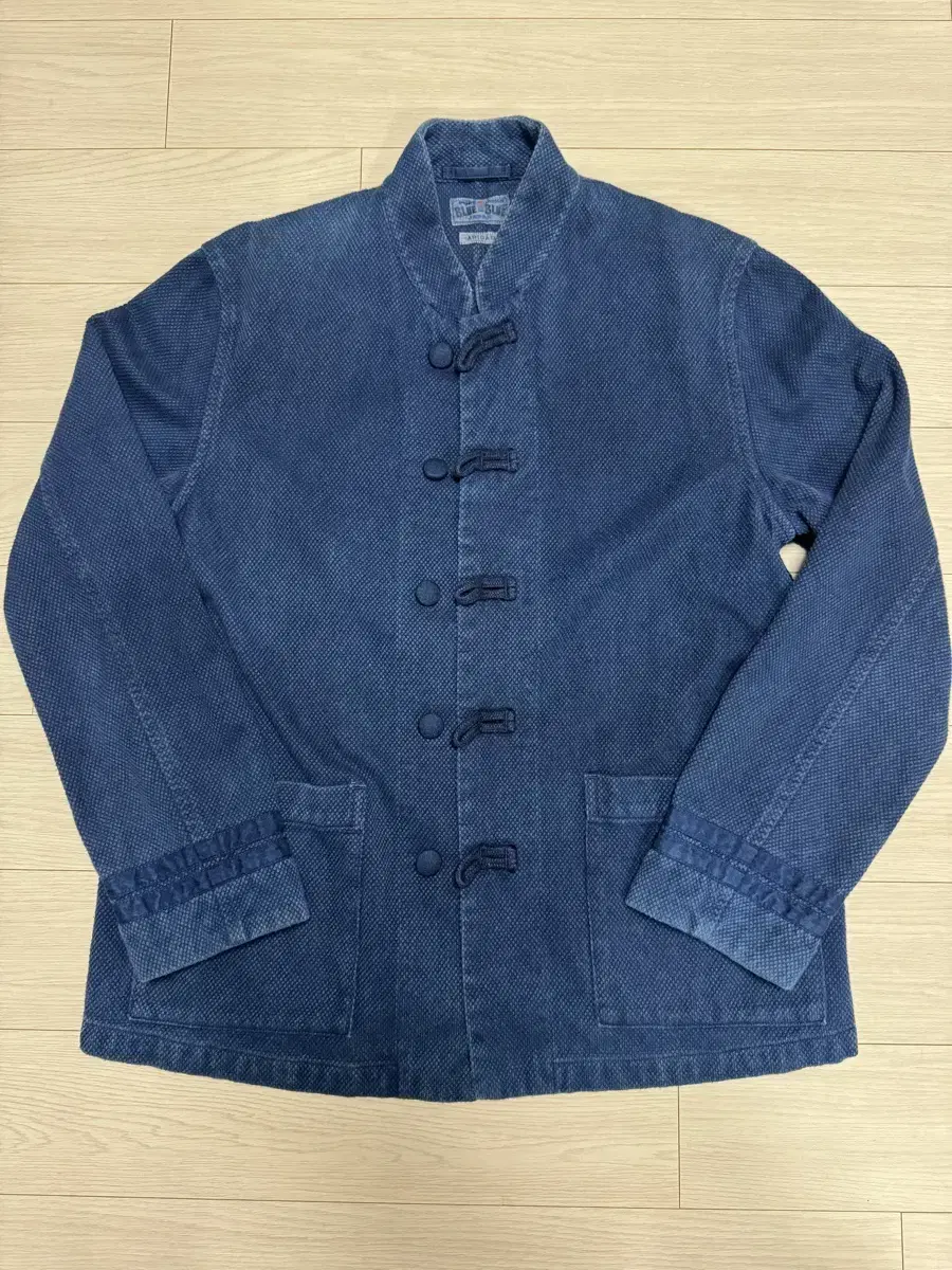 Sashiko Jacket in BlooBlue Zephyr Indigo