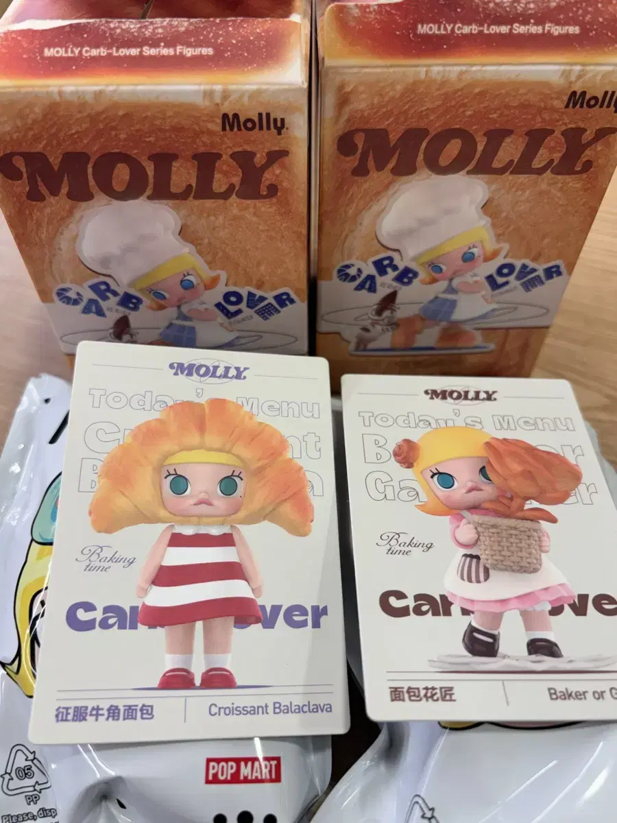 Bulk)) Pop Mart Molly Breadsuni Series (Croissant, Jungwon) Figures