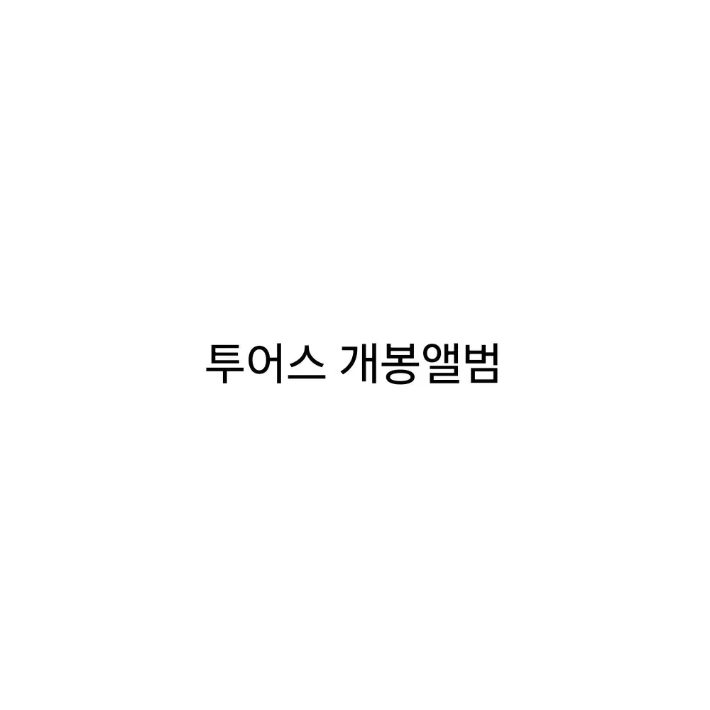 투어스 앨범