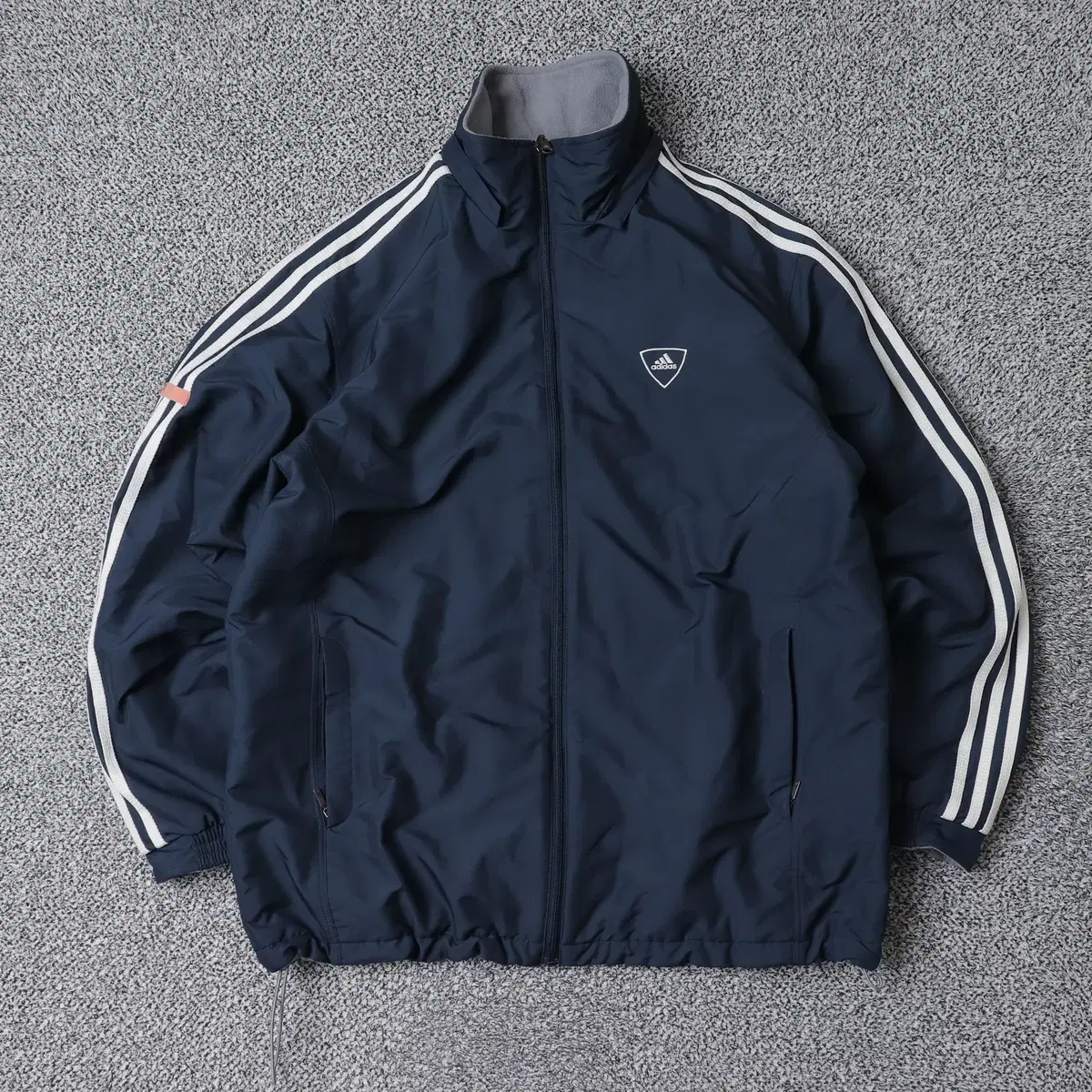 adidas Navy White Reversible DDL Qualified Jacket (XL)