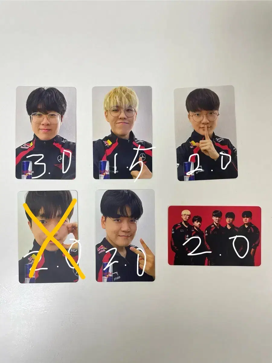 T1 T1 Red Bull T1 Photo Card to sell