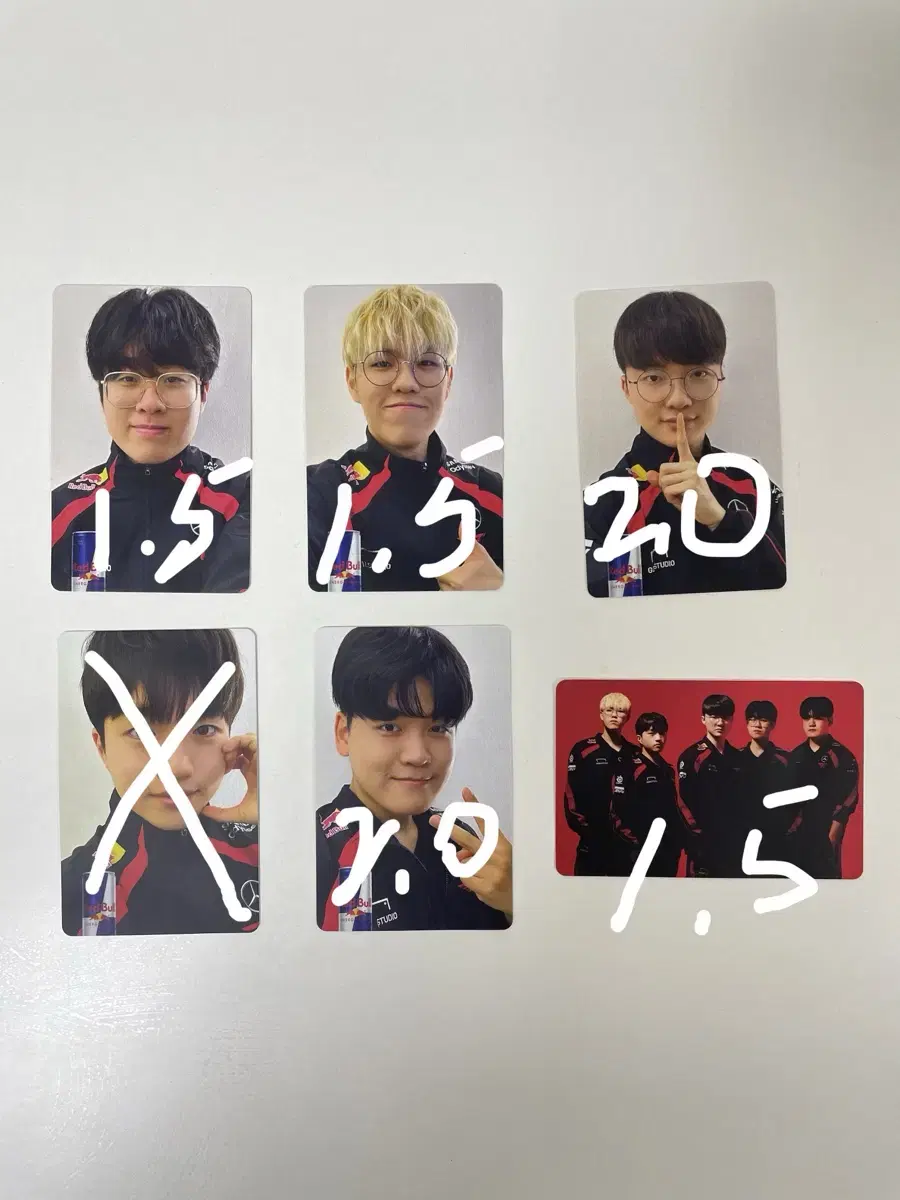 T1 T1 Red Bull T1 Photo Card to sell