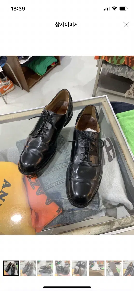 70s 오리지널 미해군 단화 us navy service shoes 28