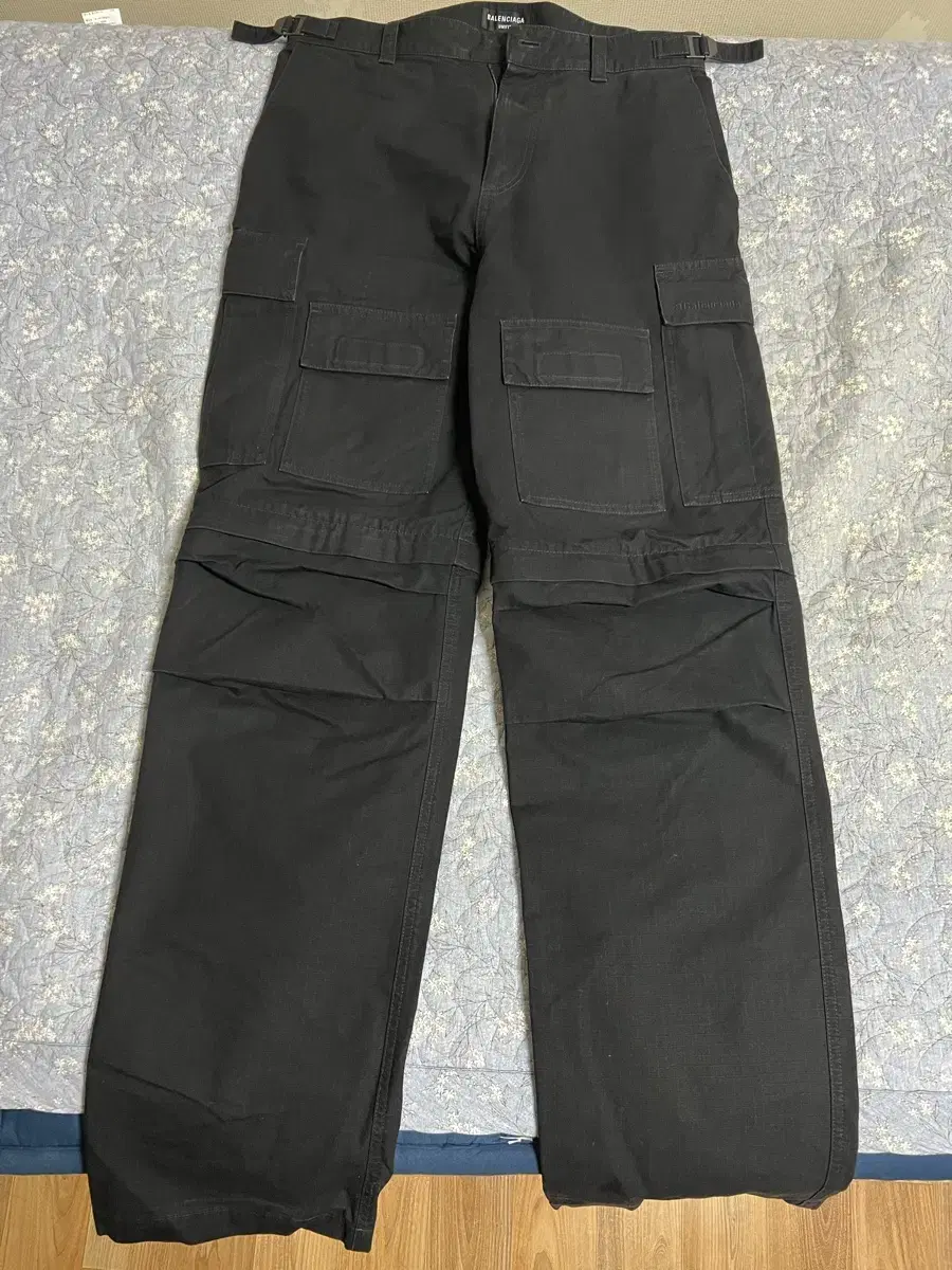 Balenciaga Convertible Ripstop Cargo Pants S