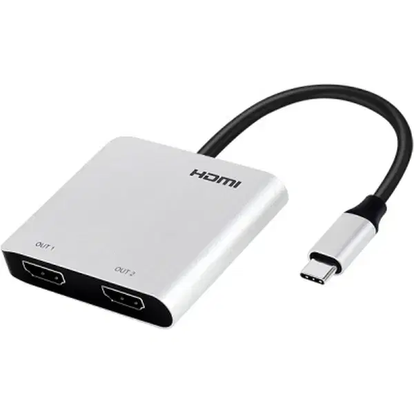 USB Type C to 듀얼 HDMI 컨버터(MST 지원)